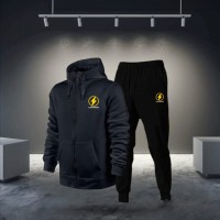 ترنج برق Lightning رجالي قطعتين - طقم ميلتون بسوستة شيك