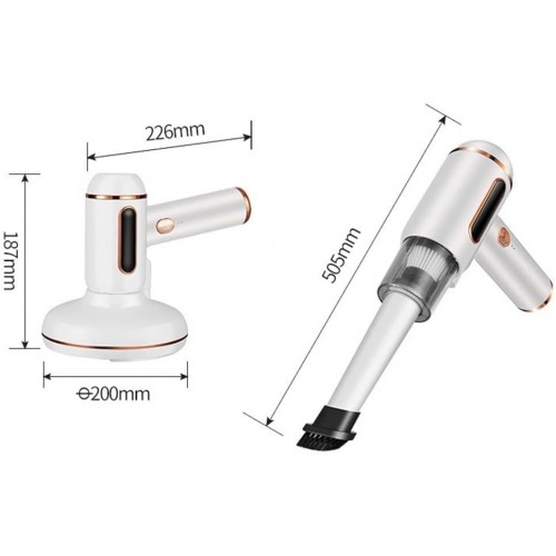 مكنسة 3x1 إزالة الوبرة وشفط وتعقيم